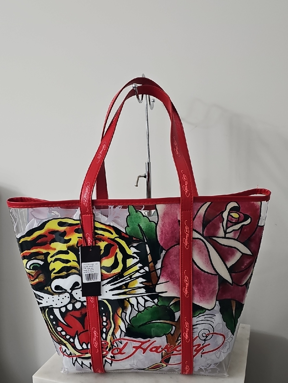 Ed Hardy Rare Screaming Tiger Tote Bag